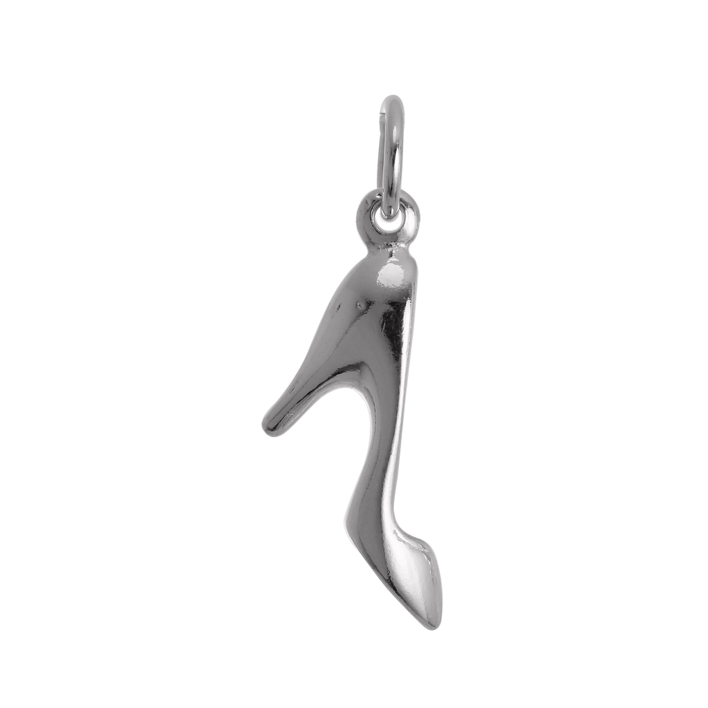Sterling Silver High Heeled Shoe Charm