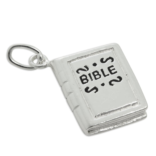 Sterling Silver Bible Charm