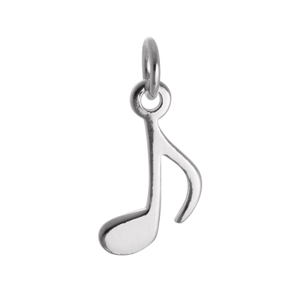 Sterling Silver Quaver Music Note Charm