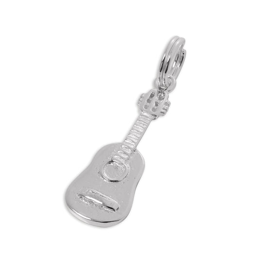 Sterling Silver Acoustic Guitar Charm