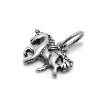 Tiny Sterling Silver Unicorn Charm