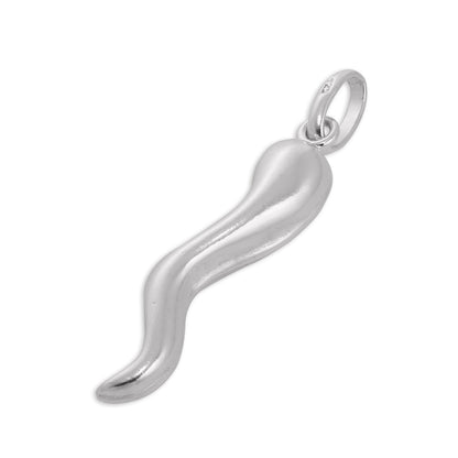 Sterling Silver Cornicello Charm