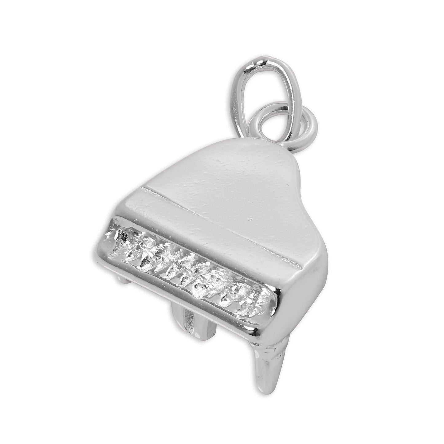 Sterling Silver Grand Piano Charm