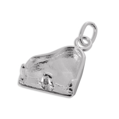 Sterling Silver Grand Piano Charm