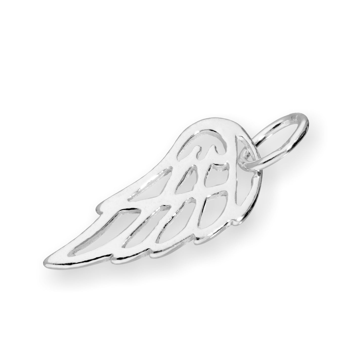Sterling Silver Open Angel Wing Charm