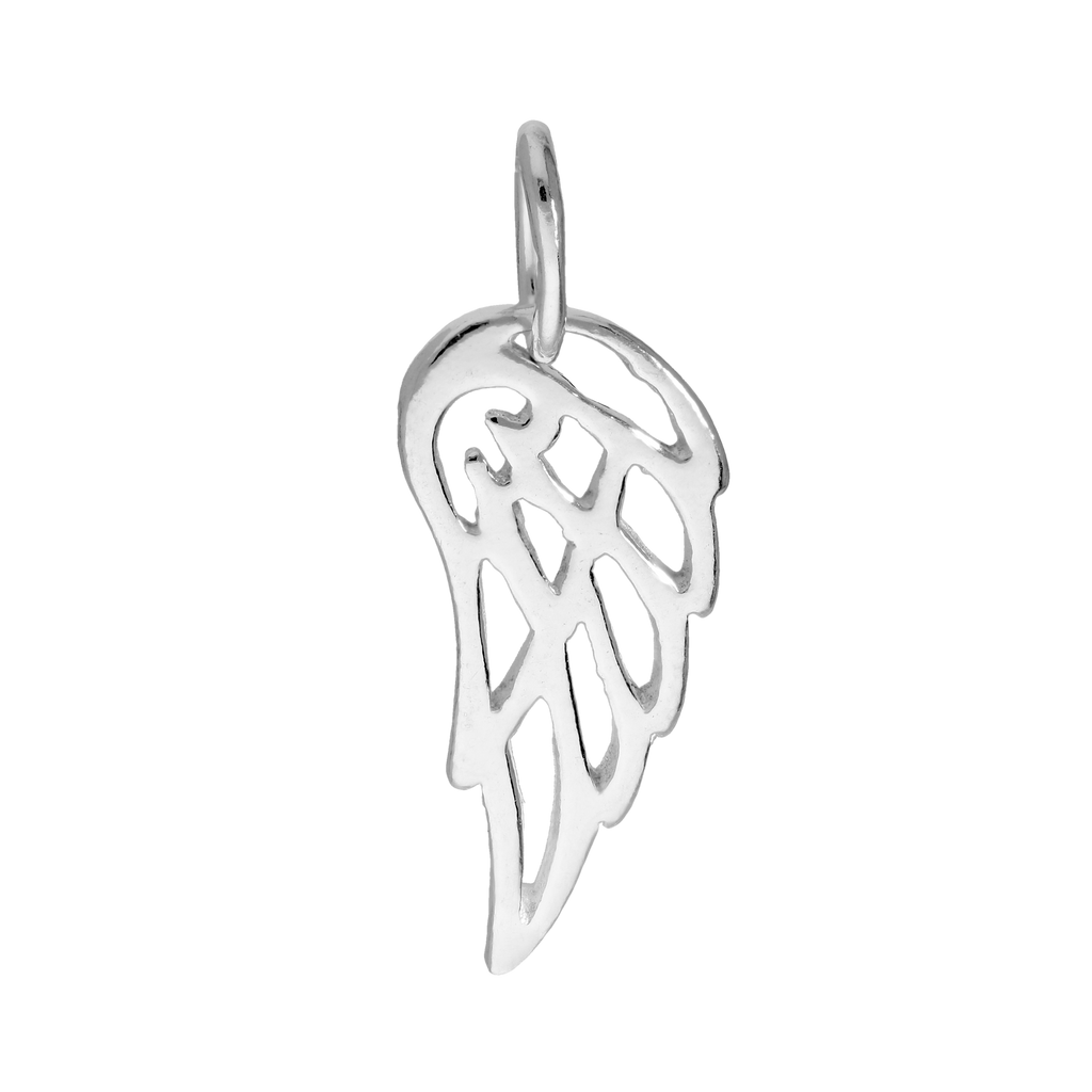 Sterling Silver Open Angel Wing Charm