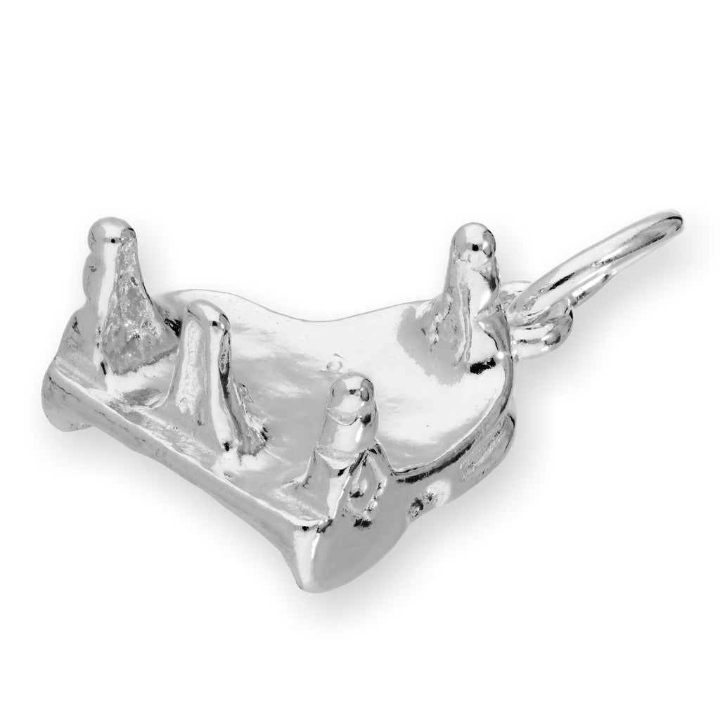 Sterling Silver Piano Charm