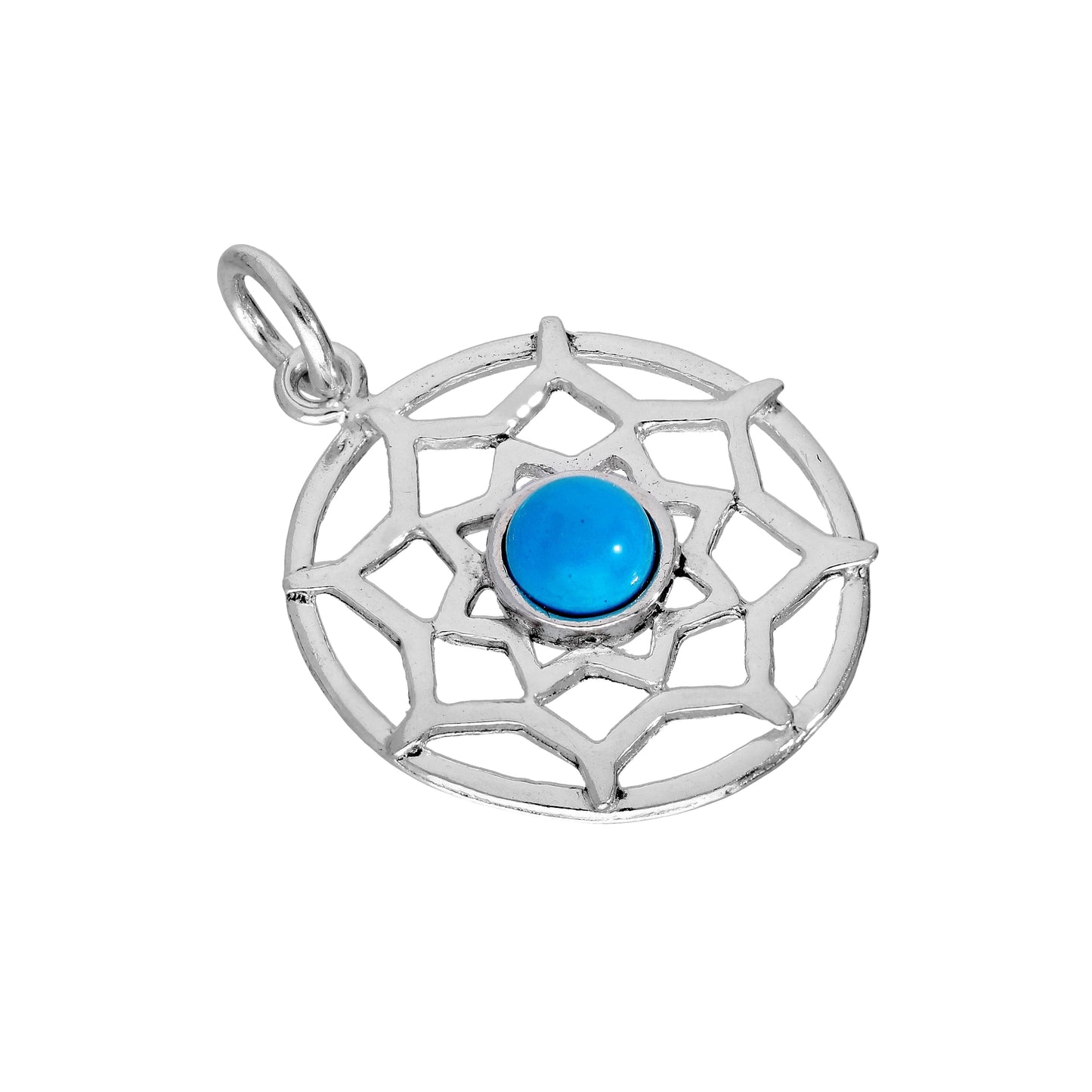 Sterling Silver Dreamcatcher Charm