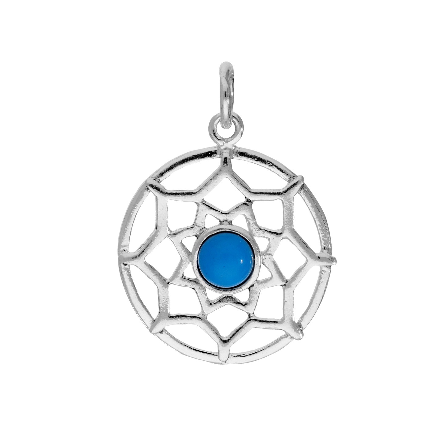 Sterling Silver Dreamcatcher Charm