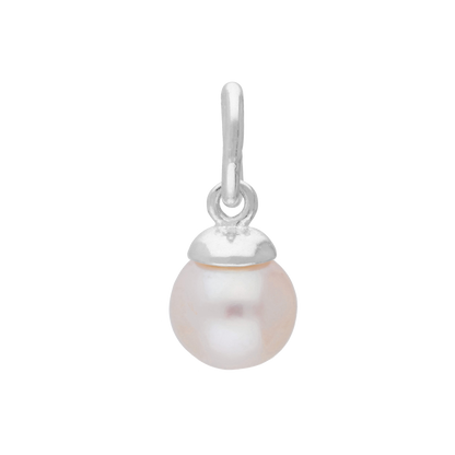 Sterling Silver & Freshwater Pearl Charm