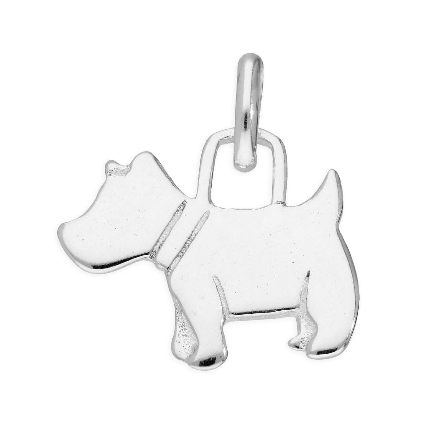 Sterling Silver Scottie Dog Charm