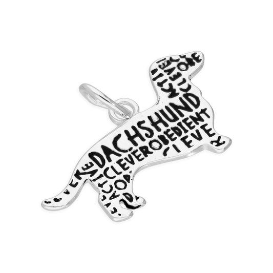 Sterling Silver Dachshund Charm