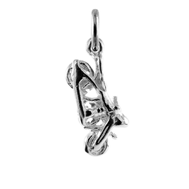 Sterling Silver Classic Motorbike Charm