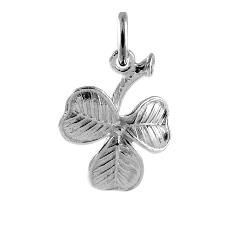 Sterling Silver Lucky Shamrock Charm