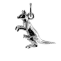Sterling Silver Small Kangaroo Charm