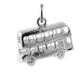 Sterling Silver Double Decker Bus Charm