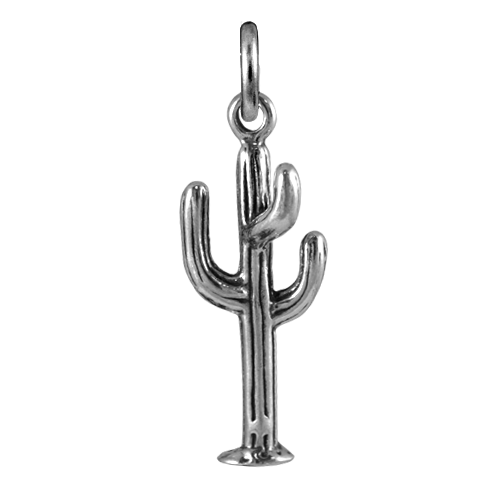 Sterling Silver Cactus Charm