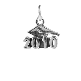 Sterling Silver Graduation 2010 Charm