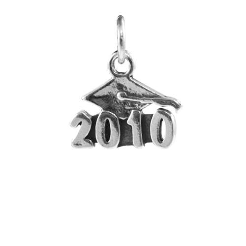 Sterling Silver Graduation 2010 Charm