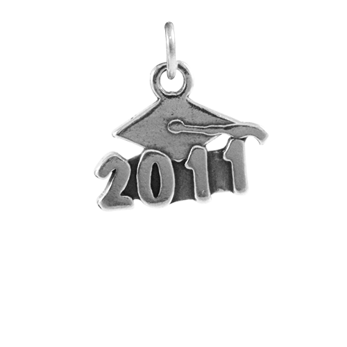 Sterling Silver Graduation 2011 Charm