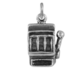 Sterling Silver Slot Machine Charm