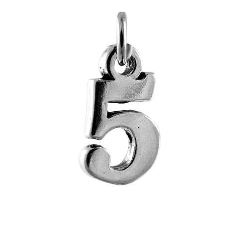 Sterling Silver Number Charms 0 - 9