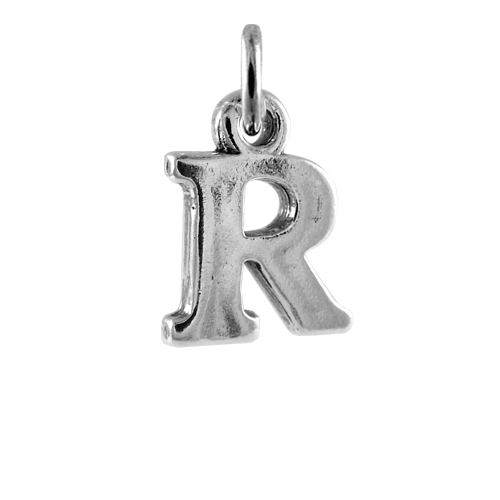 Sterling Silver Alphabet Letter Charm A - Z