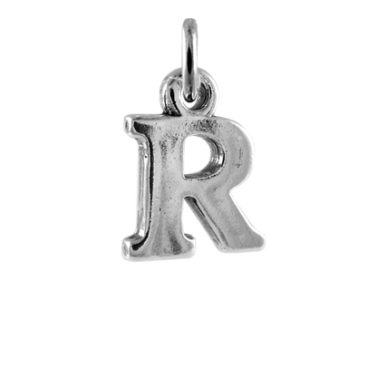 Sterling Silver Alphabet Letter Charm A - Z