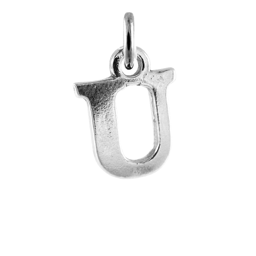 Sterling Silver Alphabet Letter Charm A - Z