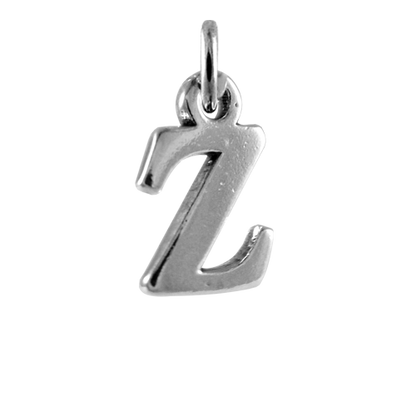 Sterling Silver Alphabet Letter Charm A - Z
