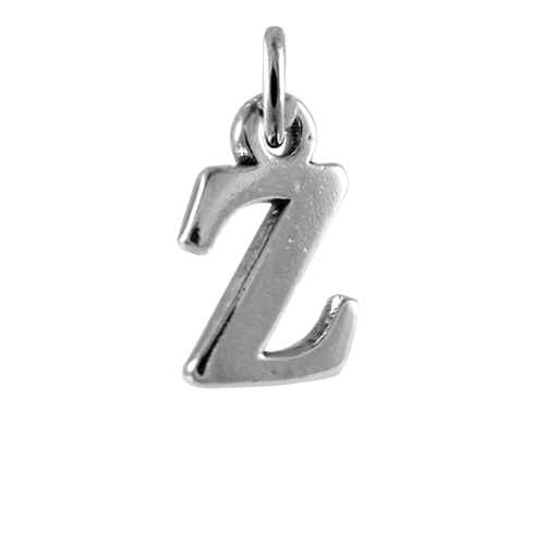 Sterling Silver Alphabet Letter Charm A - Z