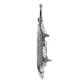 Sterling Silver Cruise Ship Charm