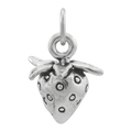 Sterling Silver Strawberry Charm