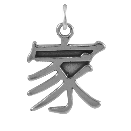 Sterling Silver Chinese Family Charm