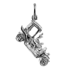 Sterling Silver Vintage Car Charm