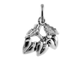Sterling Silver Bunch of Flowers Charm