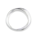 Sterling Silver Interlocking Rings
