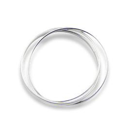 Sterling Silver Interlocking Rings