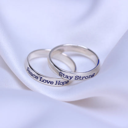 Sterling Silver 6mm Modern Ring