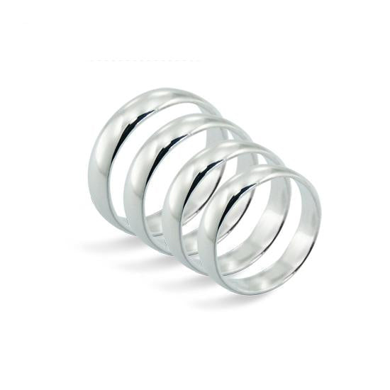 Sterling Silver 5mm Classic Ring