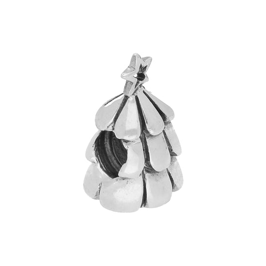 Sterling Silver Christmas Tree Bead Charm