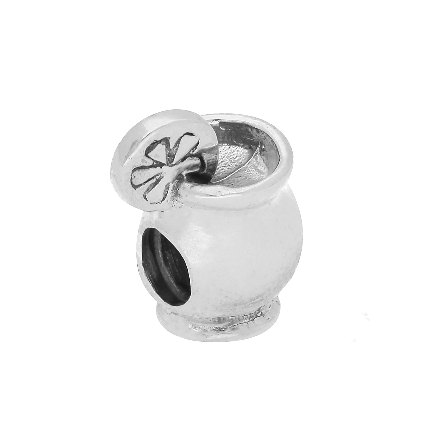 Sterling Silver Cocktail Glass Bead Charm