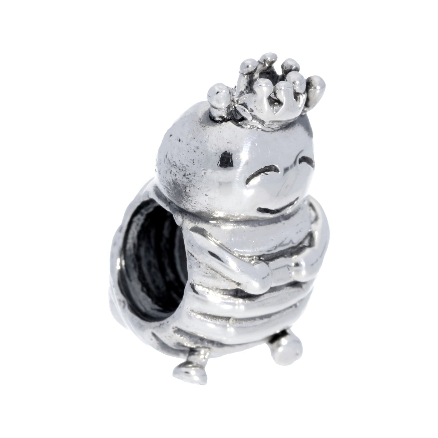 Sterling Silver King Caterpillar Bead Charm