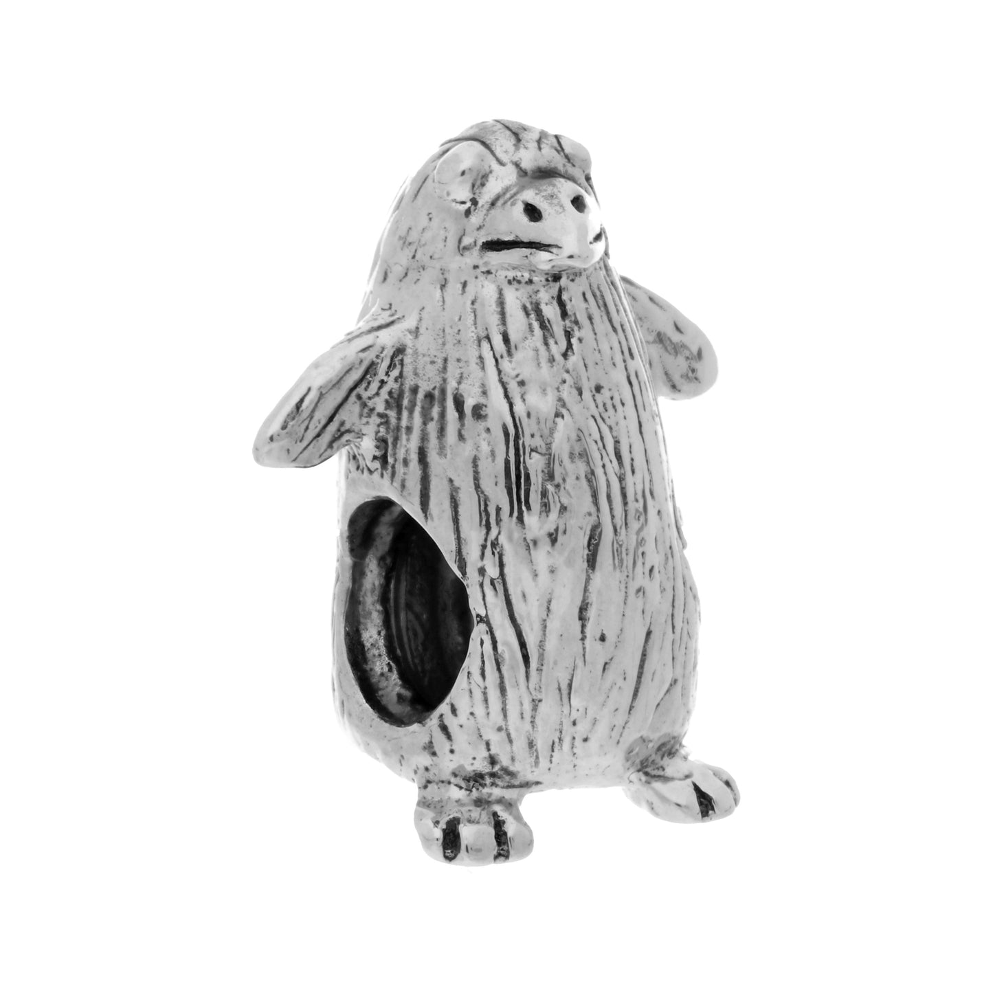 Sterling Silver Penguin Bead Charm