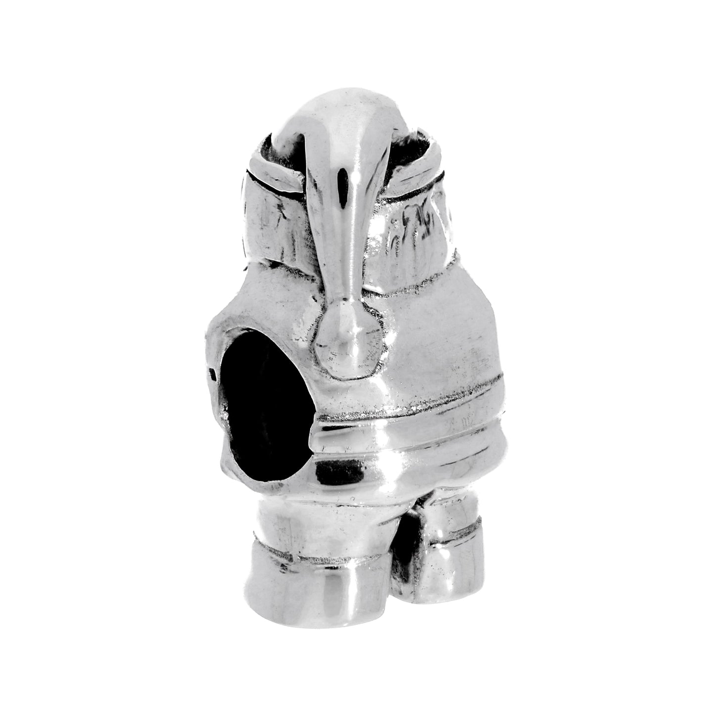 Sterling Silver Santa Claus Bead Charm