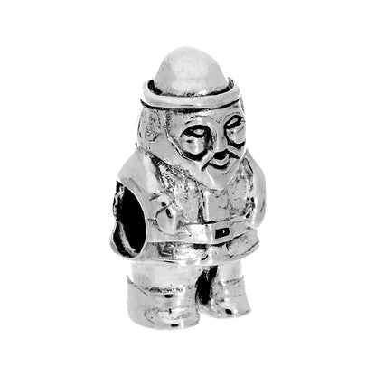 Sterling Silver Santa Claus Bead Charm