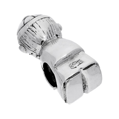 Sterling Silver Man Bead Charm