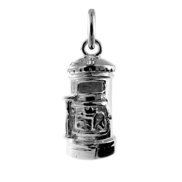 Sterling Silver Post Box Charm