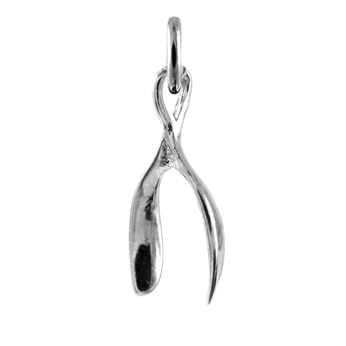 Sterling Silver Wishbone Charm