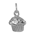 Sterling Silver Cup Cake Charm